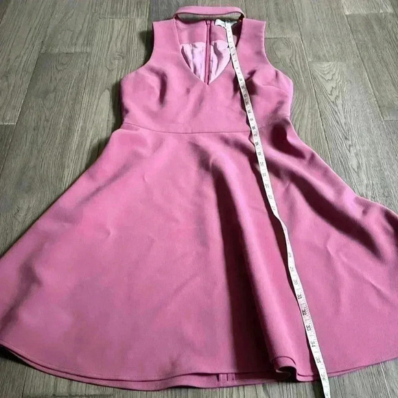 🔥Likely🔥 |Revolve Brand Dusty lavender Andora choker neck fit and flare dress - Picture 8 of 13